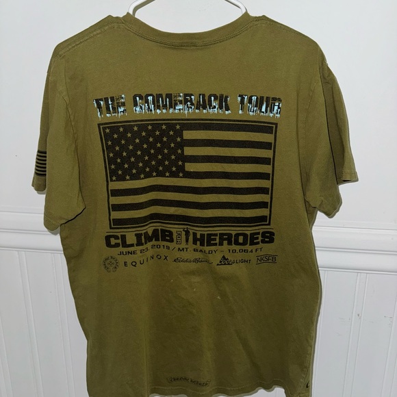 Chrome Hearts Equinox Climb For Heroes T-Shirt - Picture 2 of 10